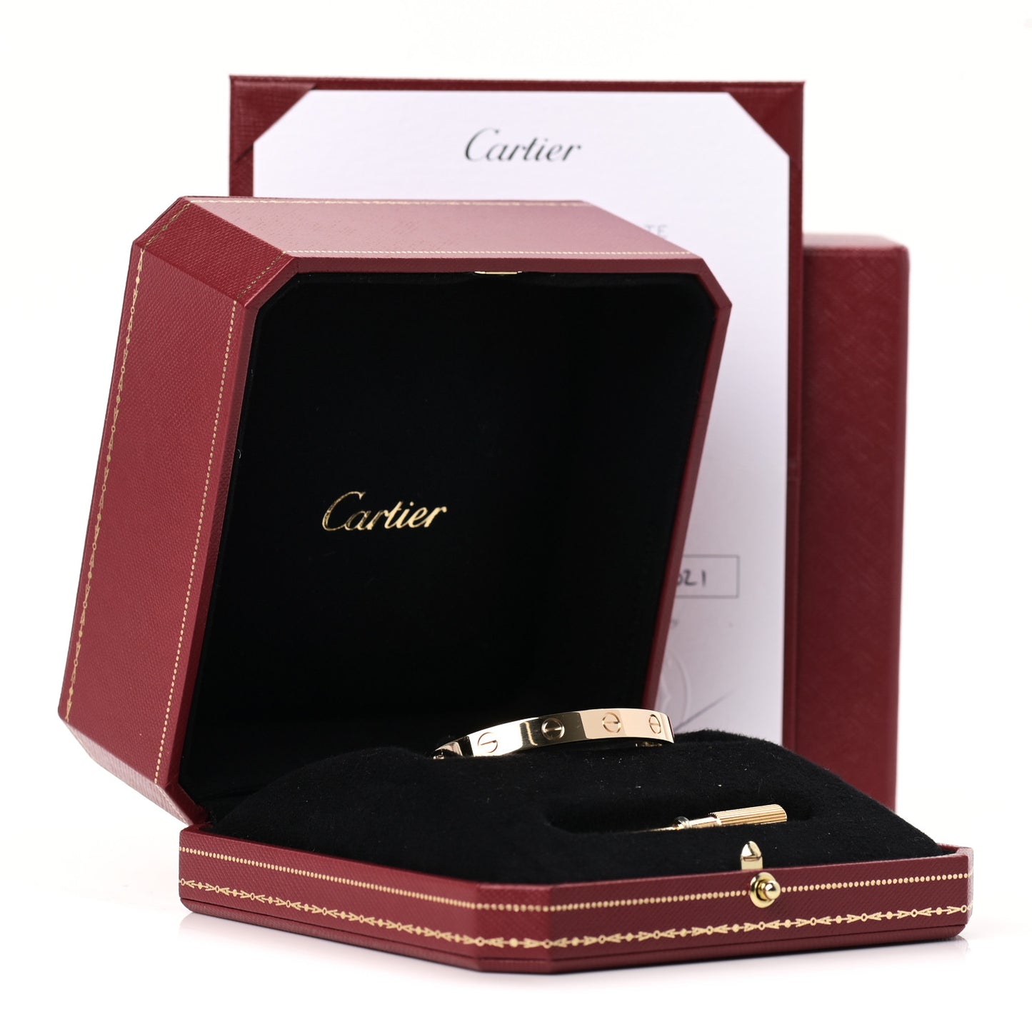 18K Yellow Gold LOVE Bracelet 15