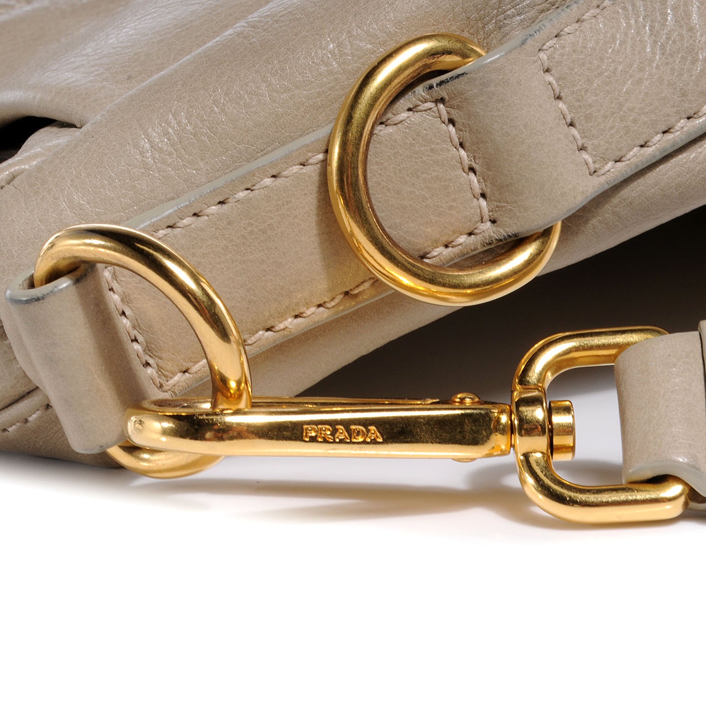 Glace Calf Extra Wide Tote Stone