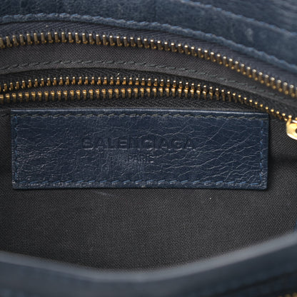 Balenciaga Agneau Giant 12 Gold Hardware Mini City Bleu Obscur 6 of 13