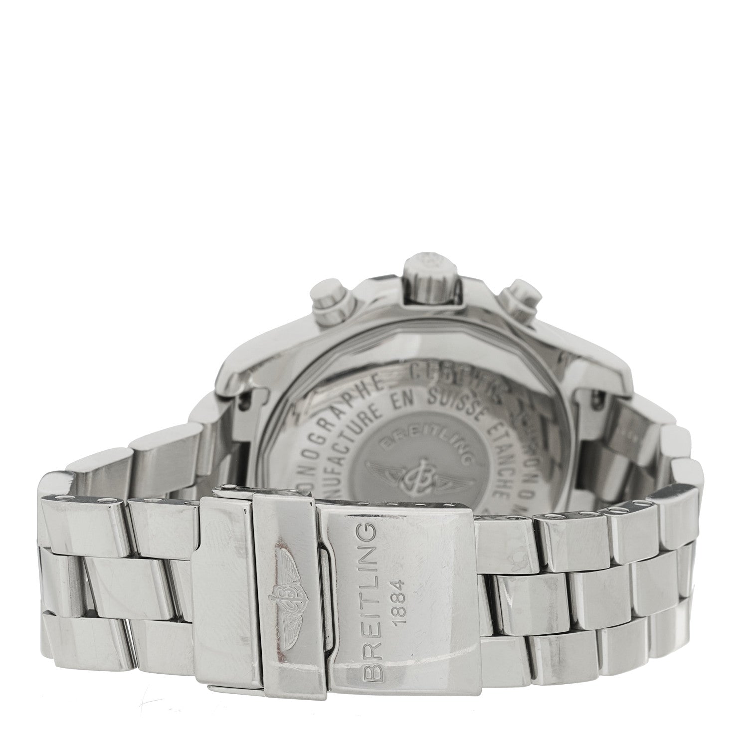 Breitling Stainless Steel 41mm Colt Chronograph Quartz Watch Blue A73380 3 of 4