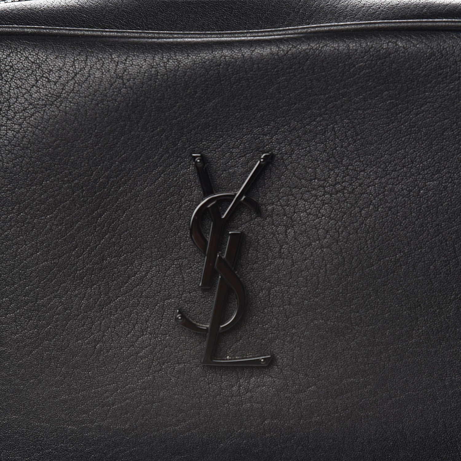 Saint Laurent Lambskin Monogram Lou Camera Bag Black 10 of 10