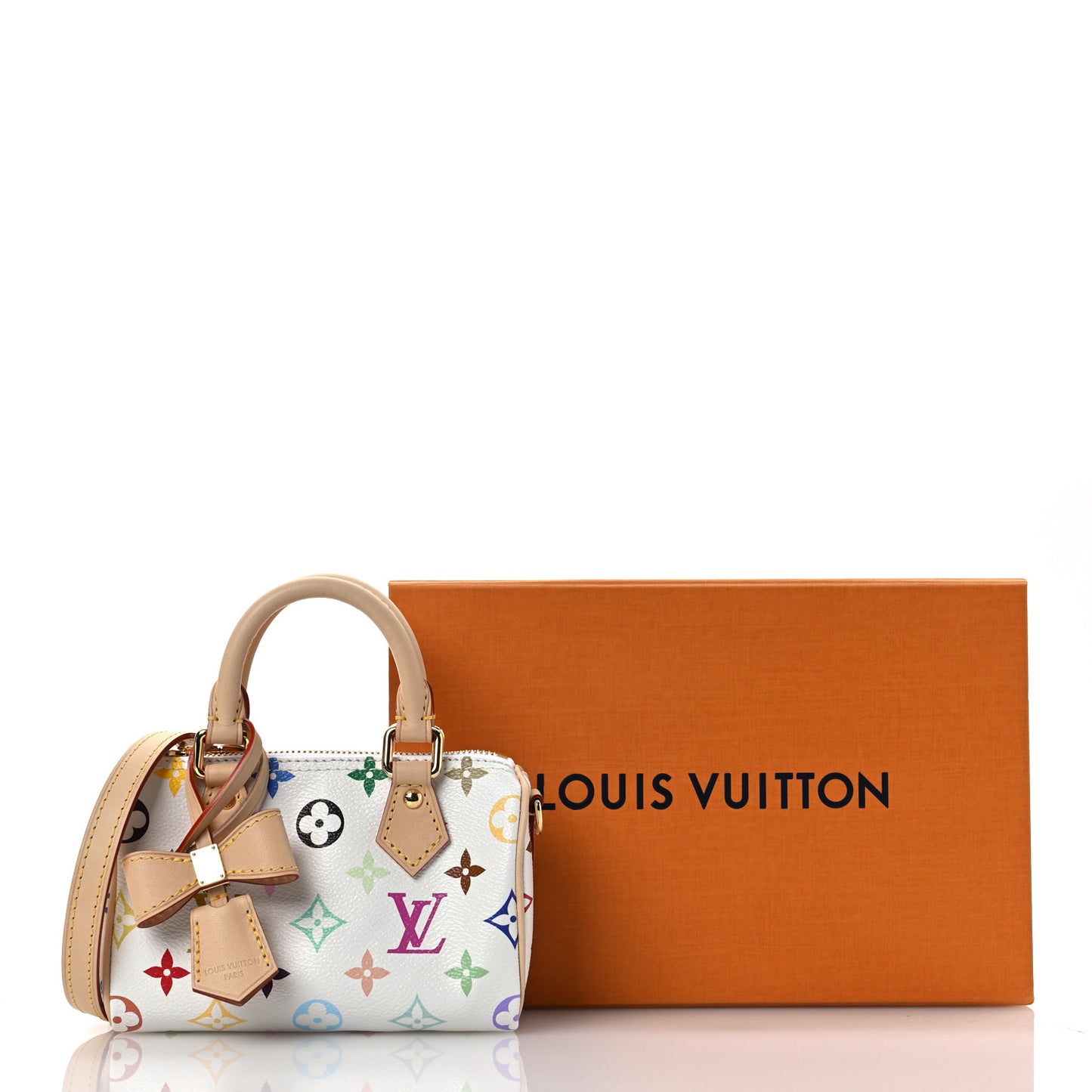 LV X TM Monogram Multicolor Nano Speedy White