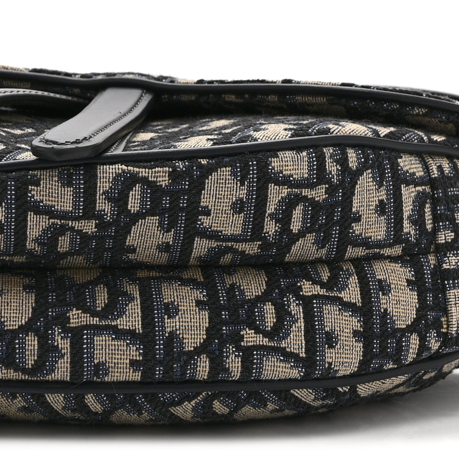 Christian Dior Oblique Saddle Bag Blue 10 of 10