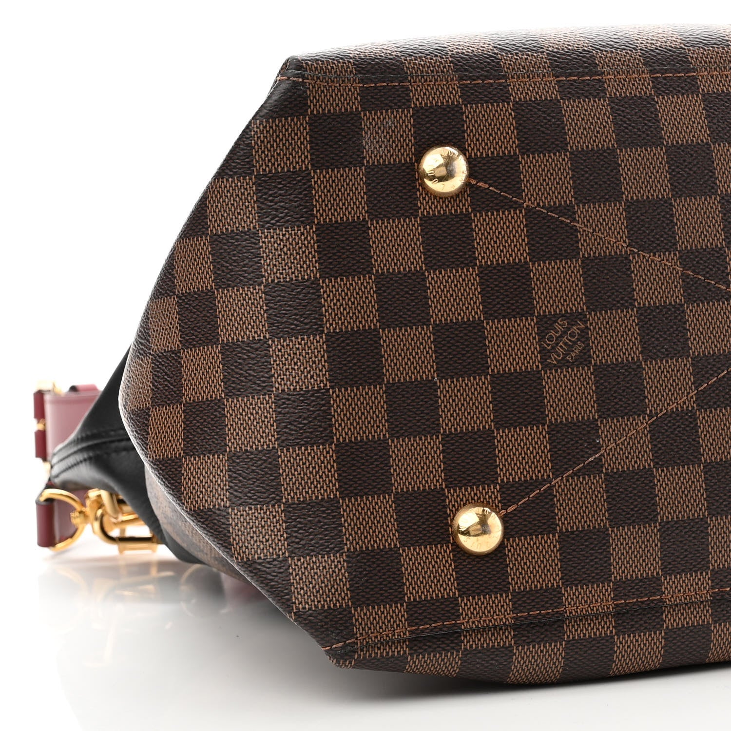 Louis Vuitton Damier Ebene Calfskin Maida Black 9 of 10