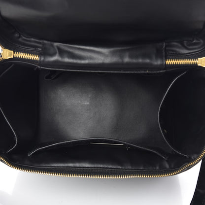 Chanel Lambskin Quilted Vanity Cosmetic Case Black 5 of 13