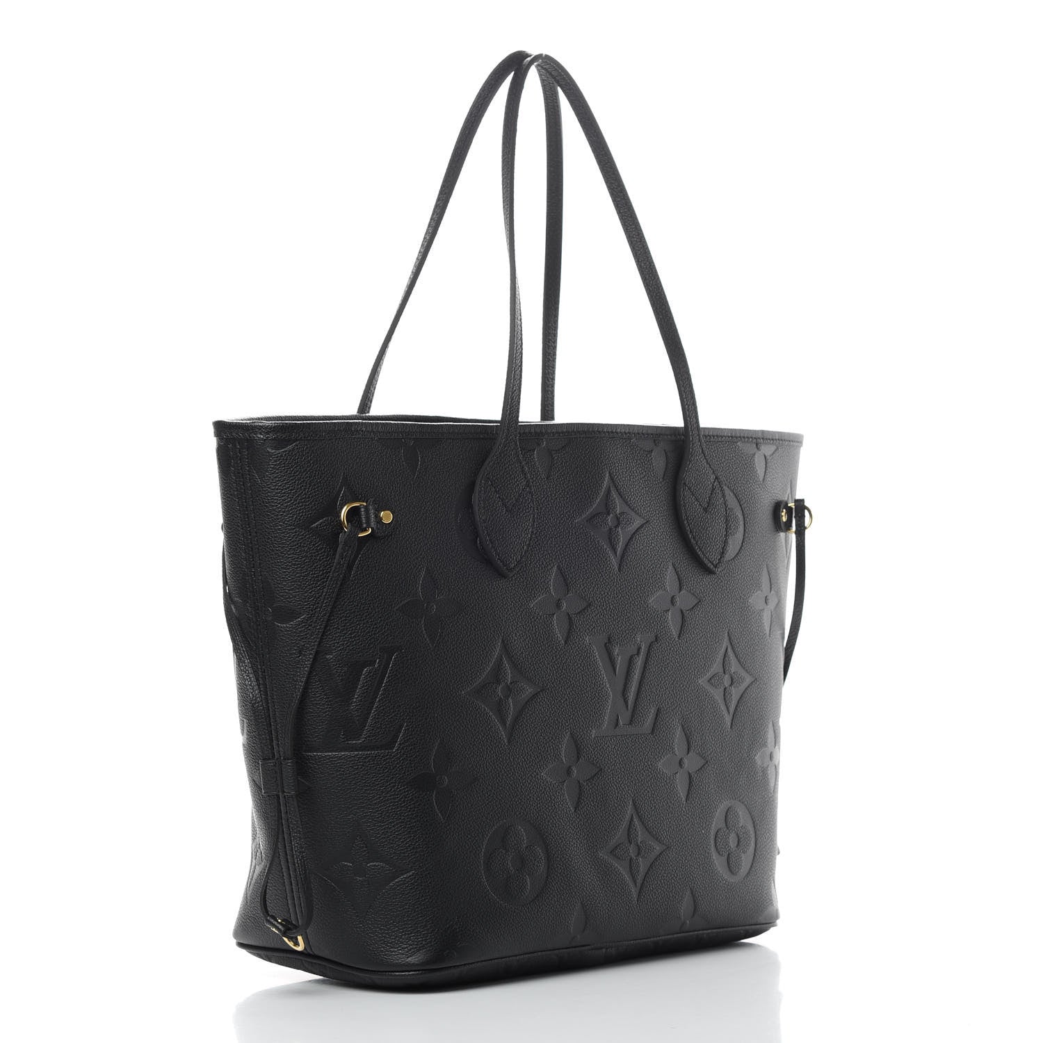 Louis Vuitton Empreinte Monogram Giant Neverfull MM Black 4 of 13