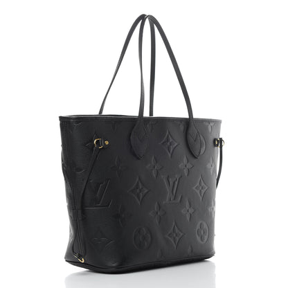 Louis Vuitton Empreinte Monogram Giant Neverfull MM Black 4 of 13