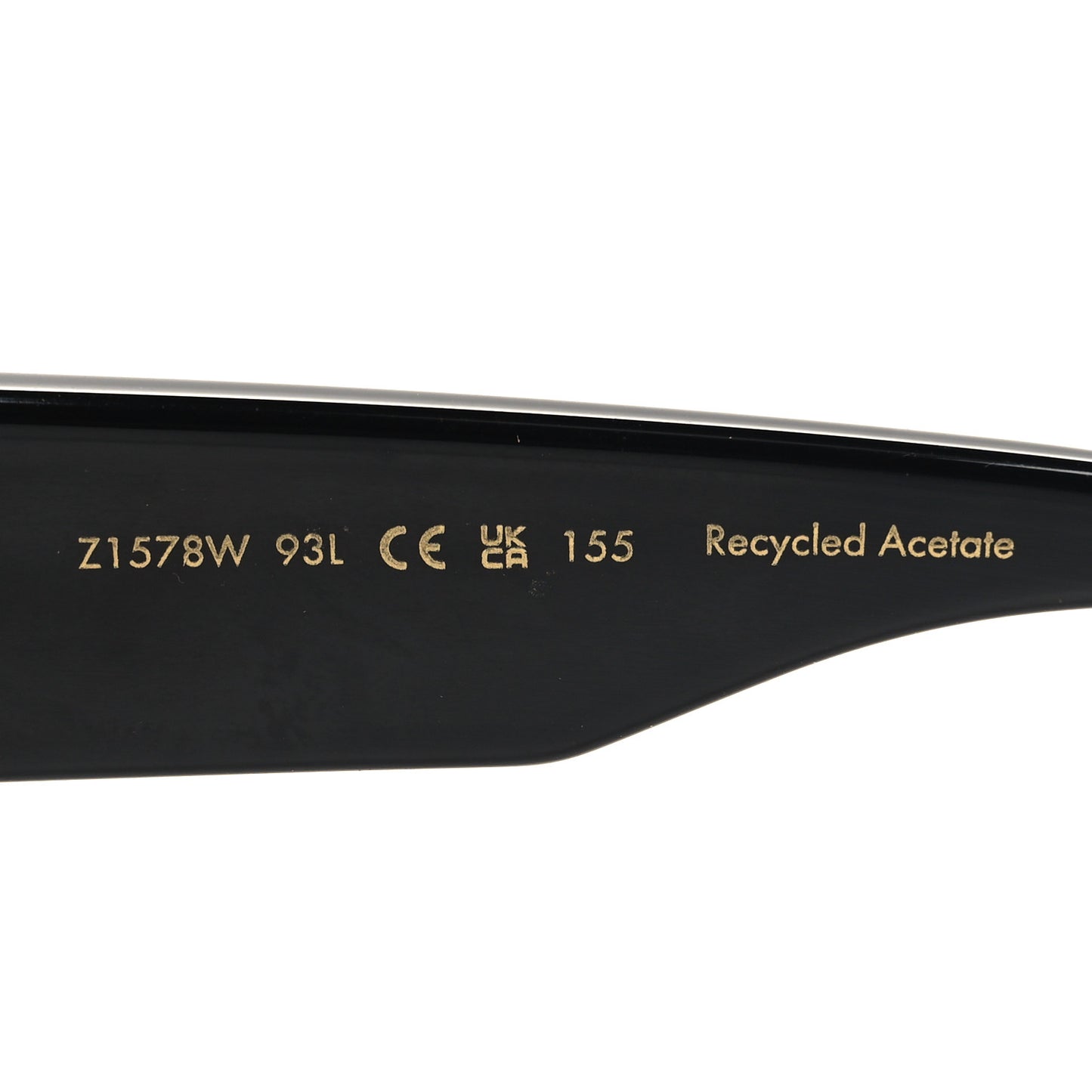 Acetate Swarovski Crystal Cyclone Sunglasses Z1578W Black