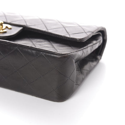 Chanel Lambskin Quilted Medium Double Flap Black 10 of 10