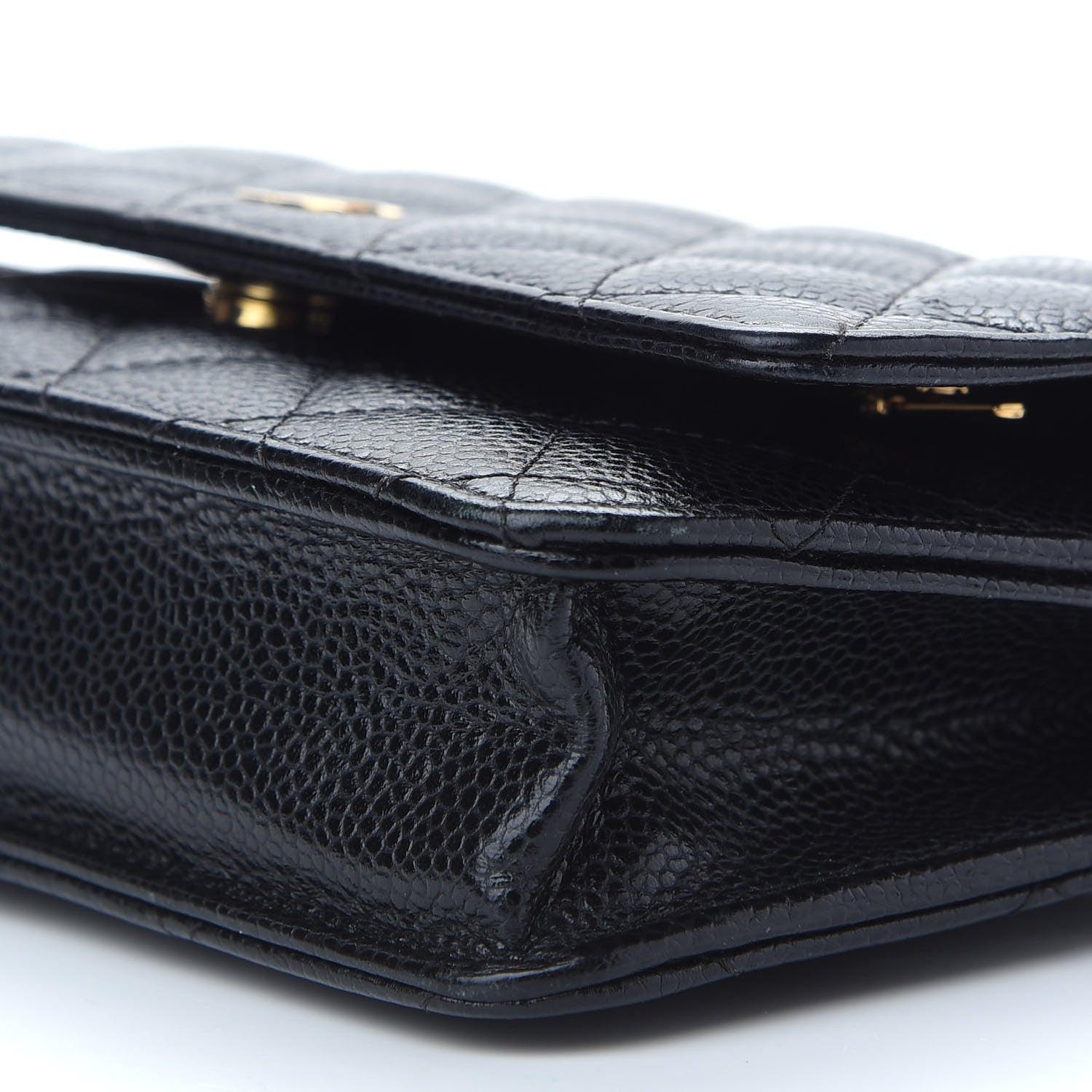Chanel Caviar Quilted Wallet On Chain WOC Black 9 of 9