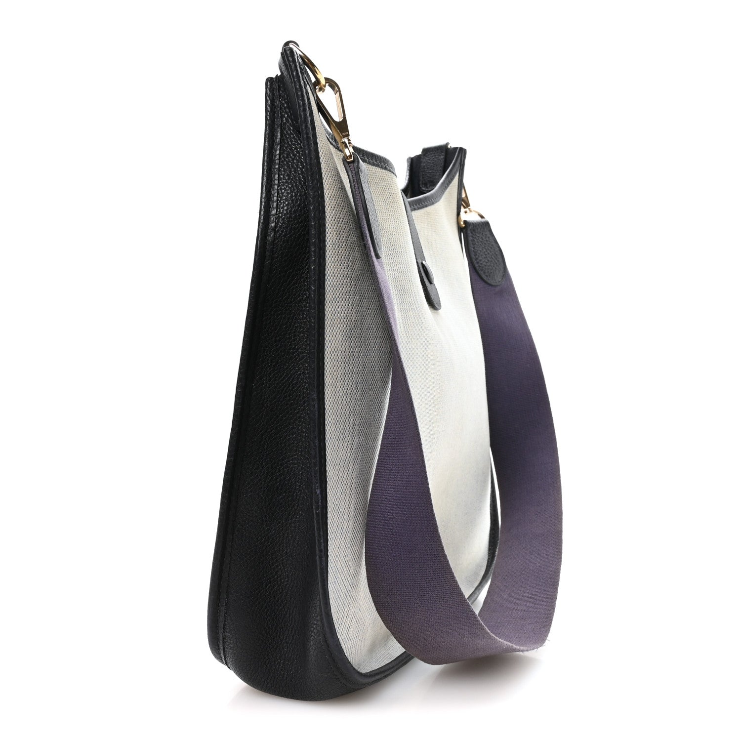 Hermes Toile Ardennes Evelyne GM ]Bleu de Prusse 2 of 9