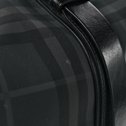 Burberry Nylon Smoked Check Weekend Duffle Bag Black 16 of 18
