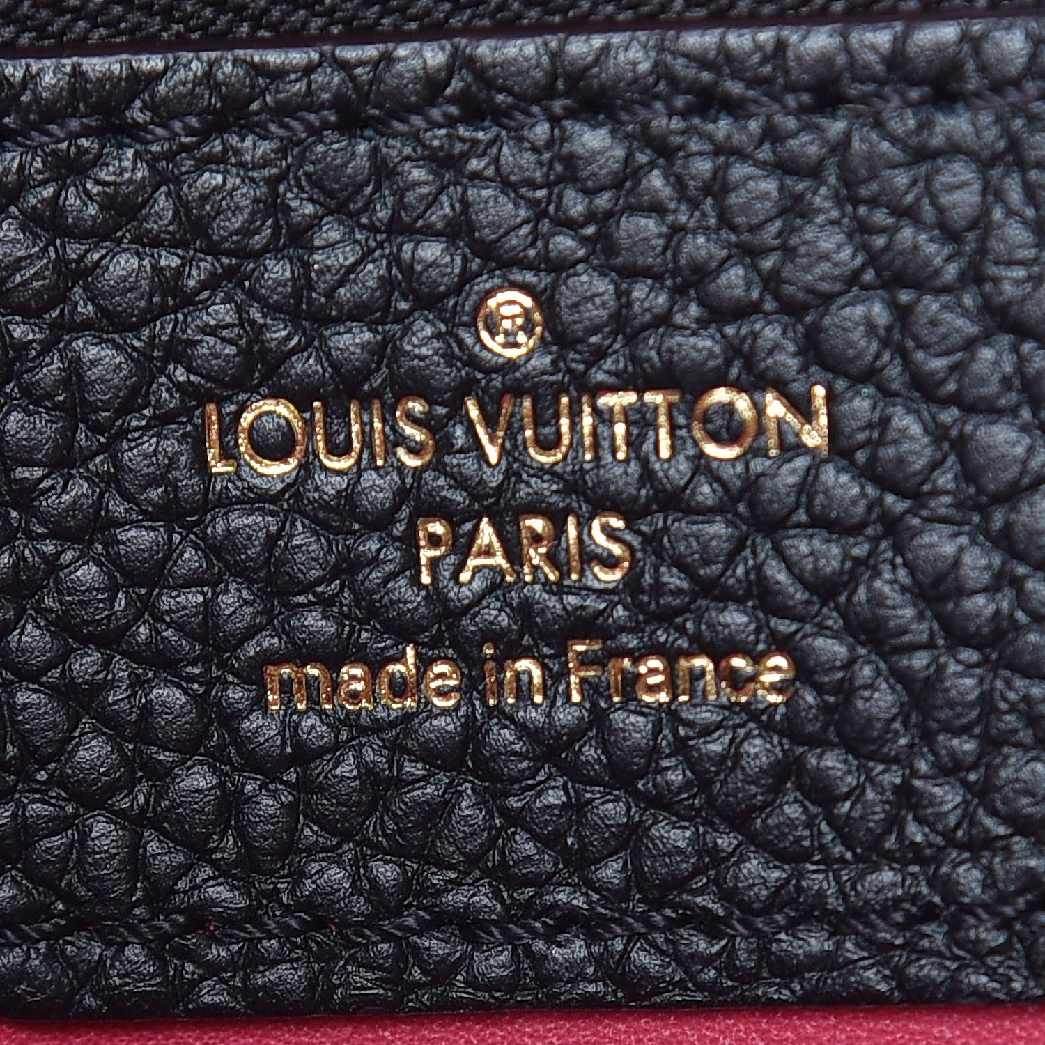Louis Vuitton Taurillon Capucines MM Black 8 of 10