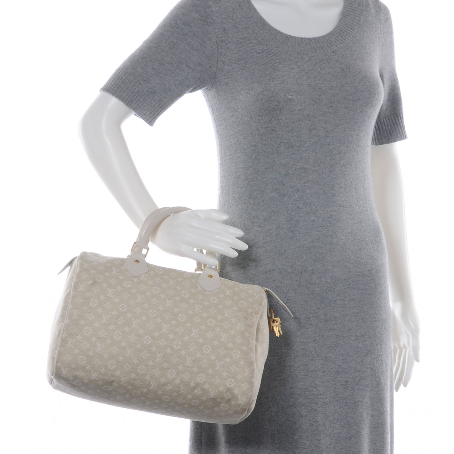 Louis Vuitton Mini Lin Speedy 30 Dune 2 of 11