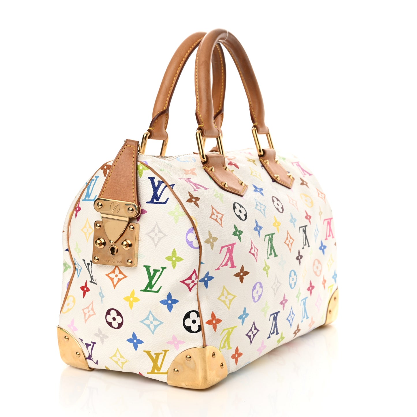 Monogram Multicolor Speedy 30 White