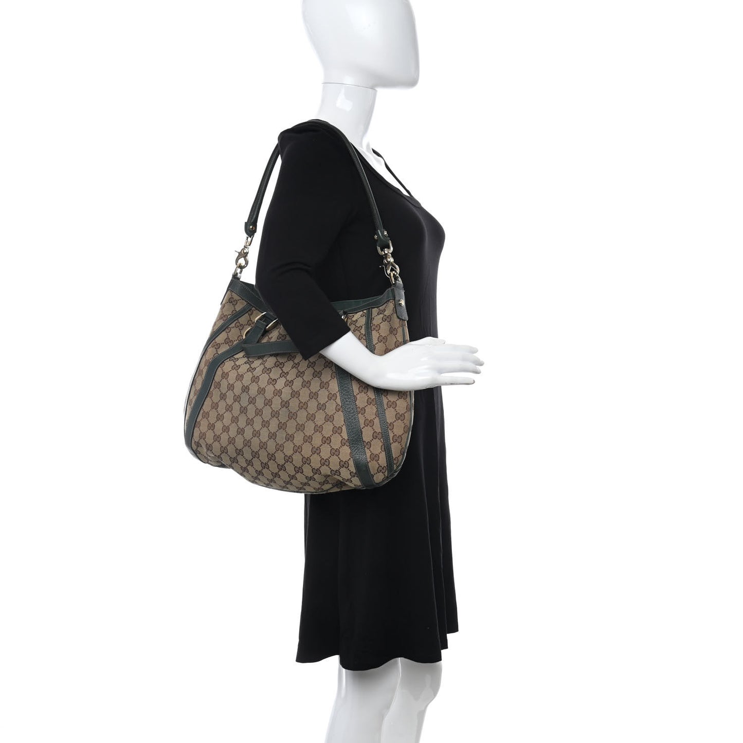 Monogram Medium Abbey Convertible Tote Green