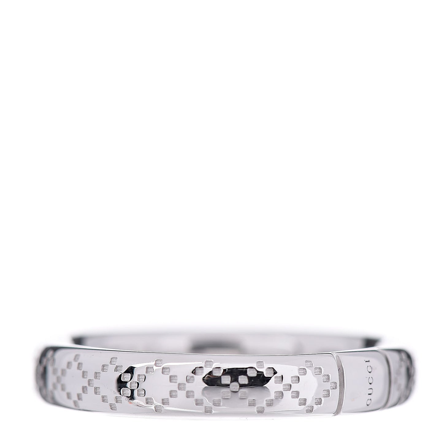 18K White Gold Diamantissima Band Ring 52 6