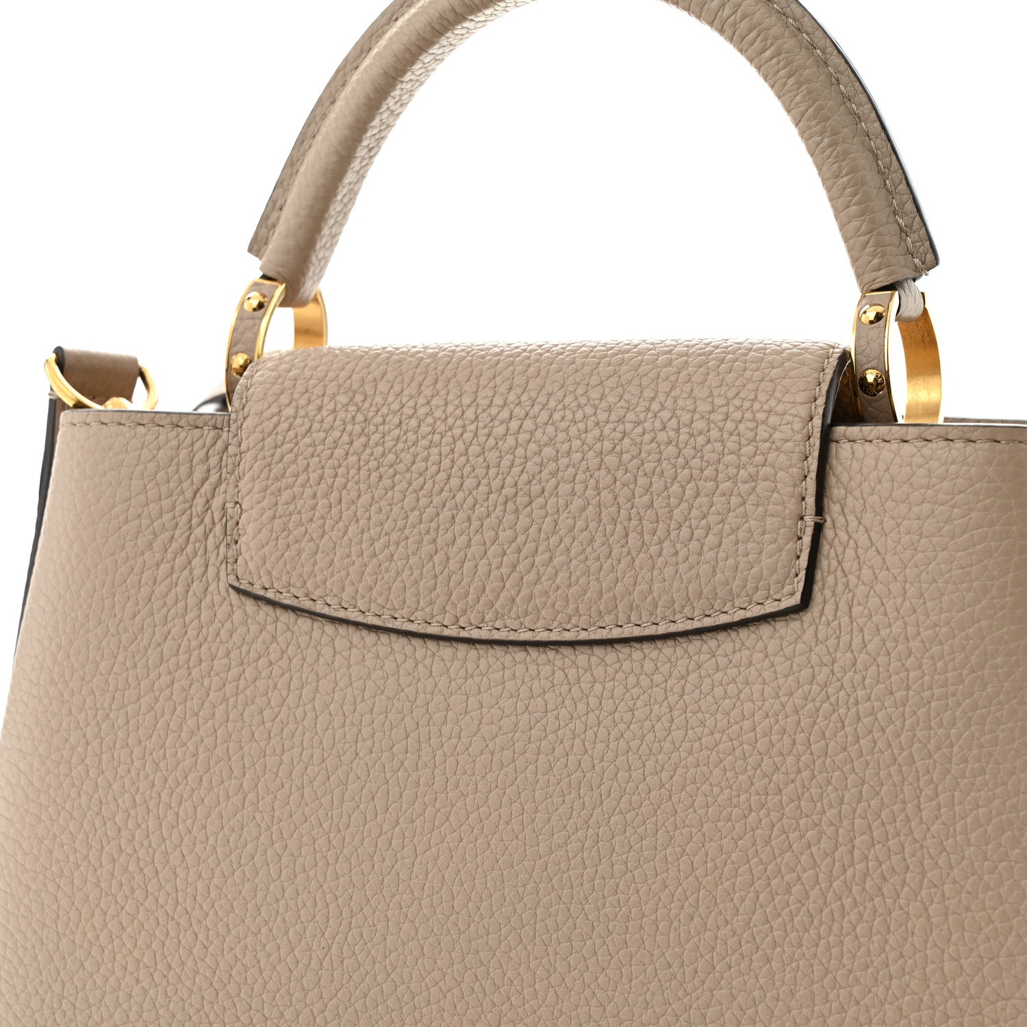 Louis Vuitton Taurillon Capucines BB Galet 11 of 11