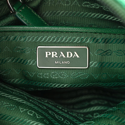 Prada Tessuto Nylon Saffiano Flat Messenger Bag Oleandro 6 of 12