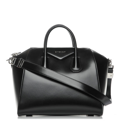 Givenchy Shiny Lord Calfskin Medium Antigona Black 1 of 8