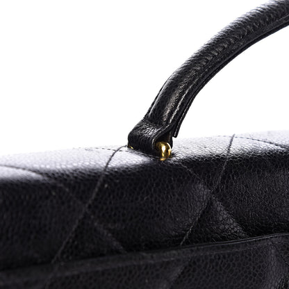 Chanel Caviar Quilted Briefcase Laptop Bag Black 14 of 15