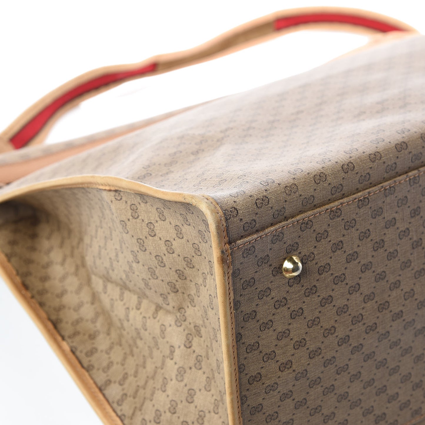 Coated Canvas Monogram Travel Bag