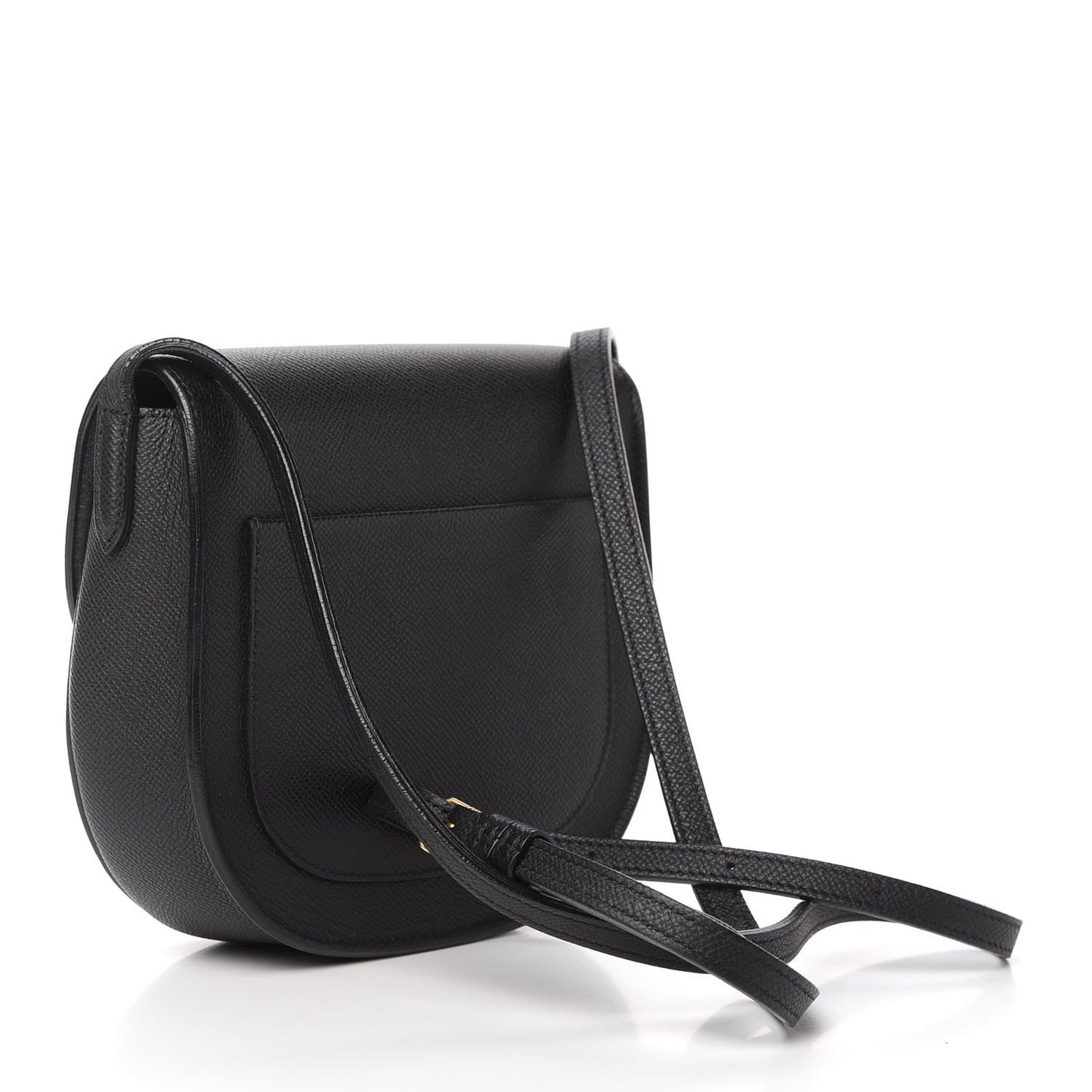 Grained Calfskin Small Trotteur Black