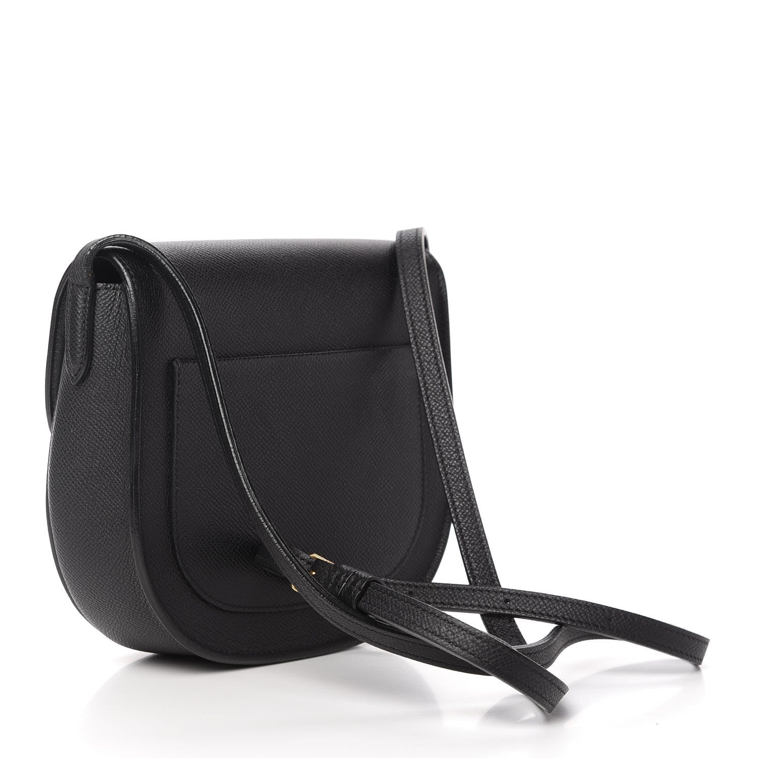 Celine Grained Calfskin Small Trotteur Black 3 of 11