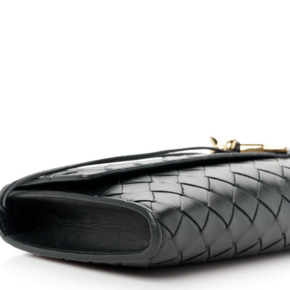 Bottega Veneta Nappa Intrecciato Long Andiamo Top Handle Clutch Black 9 of 10