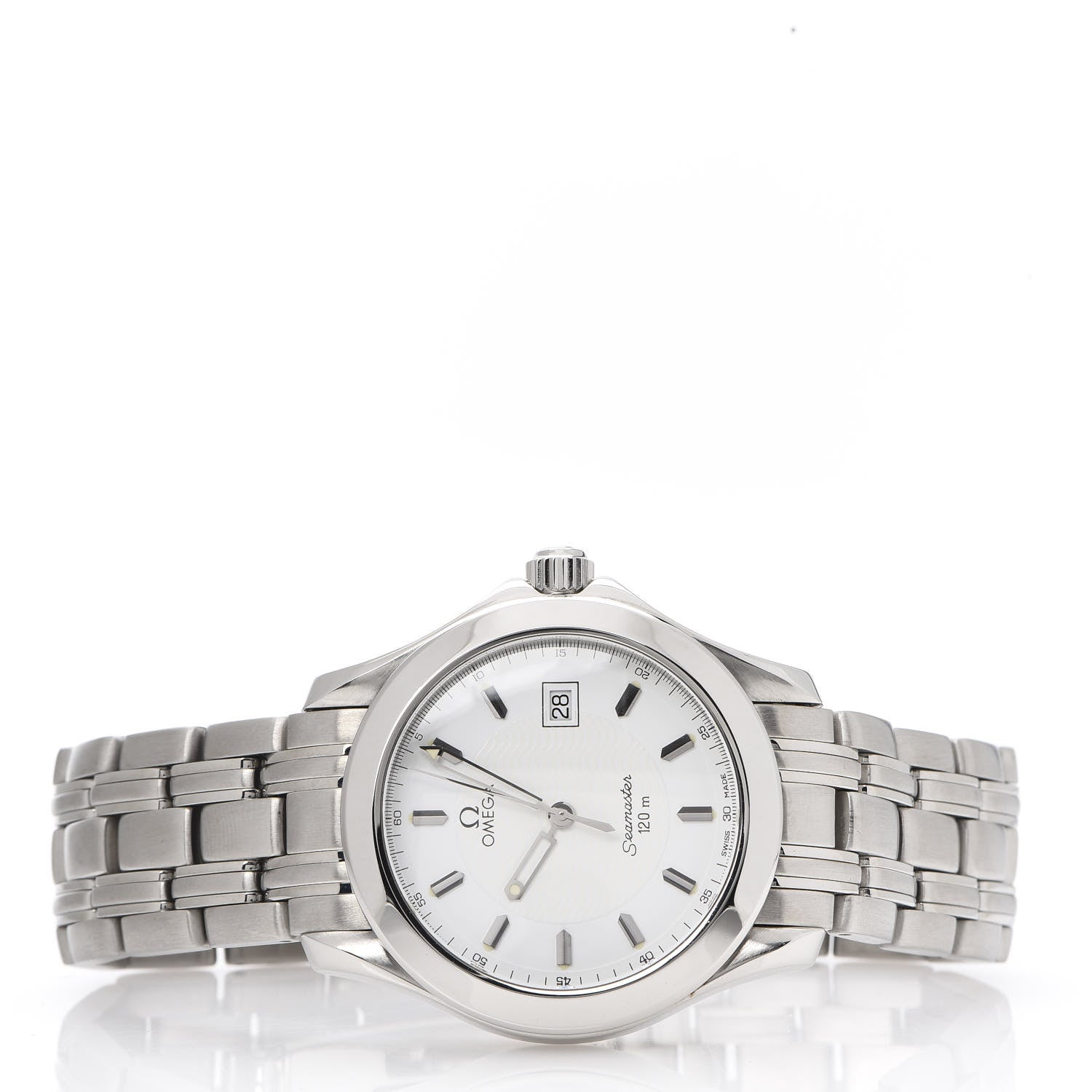 Omega Stainless Steel 36mm Seamaster Quartz Watch White 2511.21 3 of 7