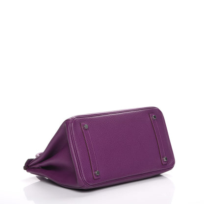 Hermes Togo Birkin 30 Anemone 5 of 26