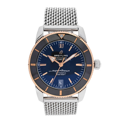 Breitling Stainless Steel 18K Rose Gold 42mm Superocean Heritage B20 Automatic Watch Black UB2010 1 of 5