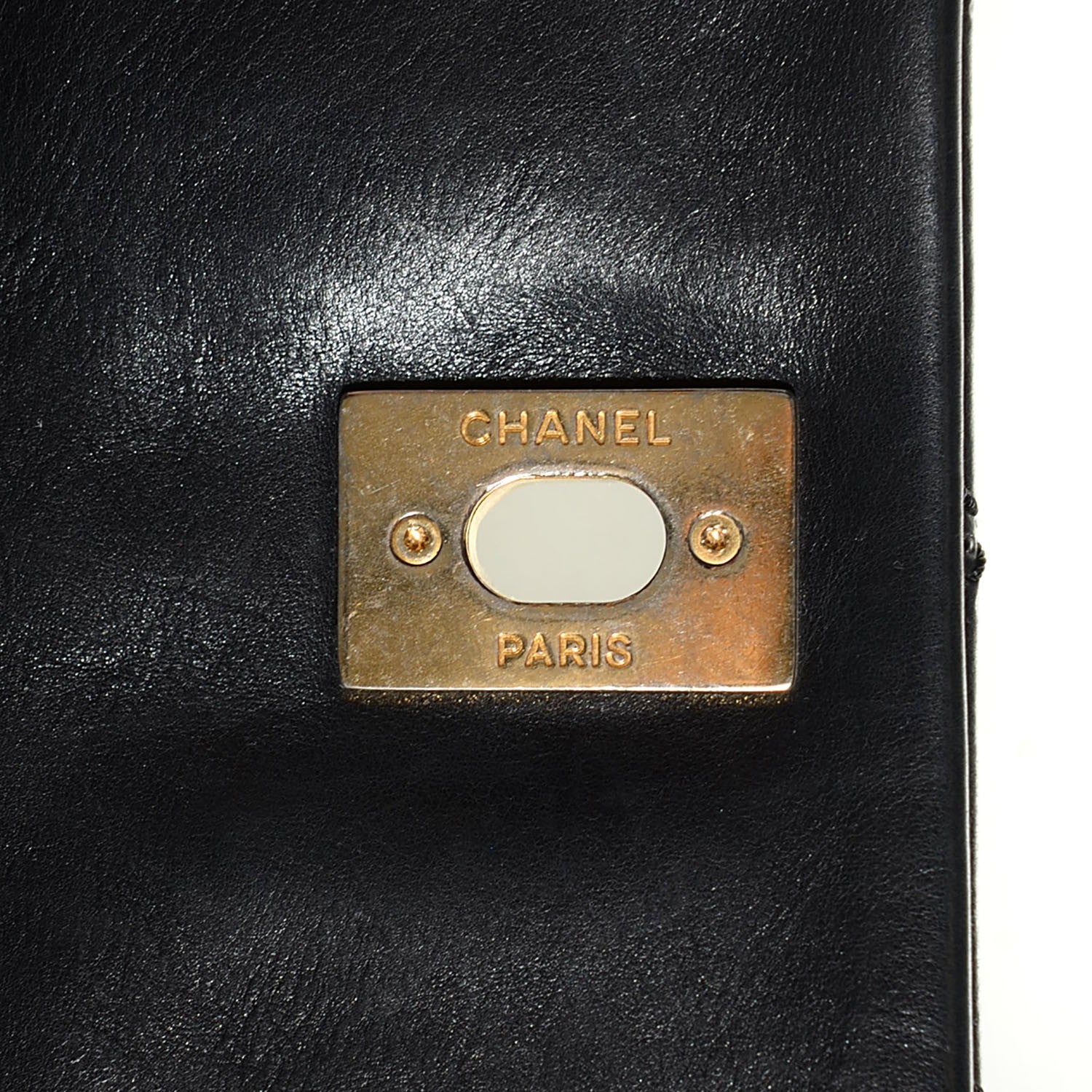 Chanel Calfskin Quilted Retro Chain Flap Black 9 of 9