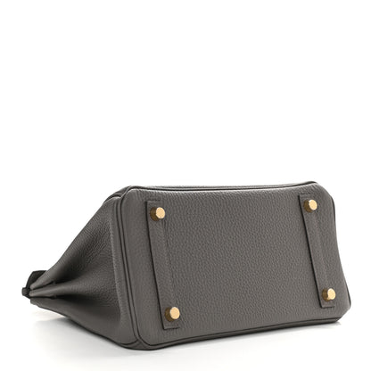 Hermes Togo Birkin 25 Etain 4 of 10
