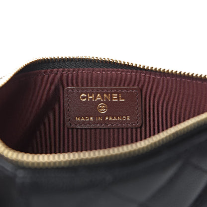 Chanel Caviar Quilted Classic Flat Wallet Pouch Black 7 of 8