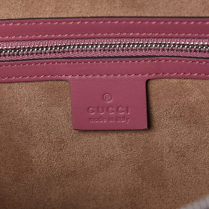 Gucci GG Supreme Monogram Blooms Medium Boston Beige Multicolor Dry Rose 6 of 9