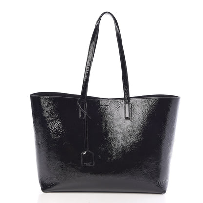 Saint Laurent Patent Calfskin Large Shopping Tote Black 3 of 10