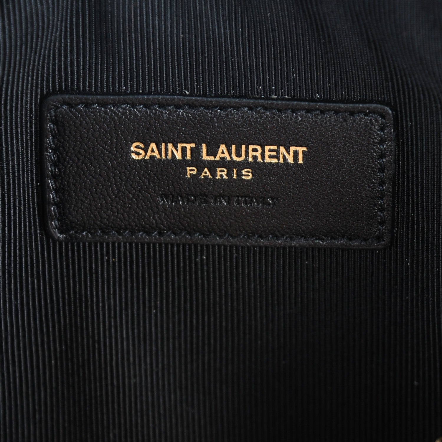 Saint Laurent Calfskin Lipstick Printed Monogram Pouch Black 6 of 7