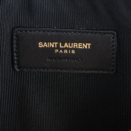Saint Laurent Calfskin Lipstick Printed Monogram Pouch Black 6 of 7