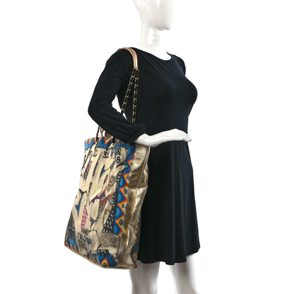 Chanel Graffiti Printed Canvas Street Spirit Tote Multicolor 2 of 9