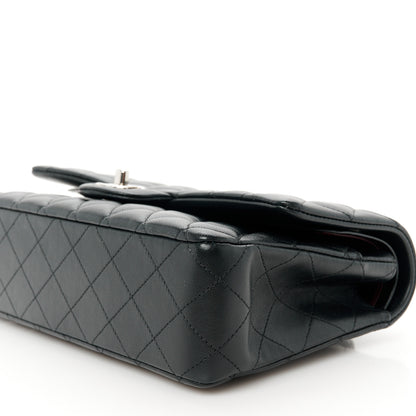 Chanel Lambskin Quilted Medium Double Flap Black 11 of 11