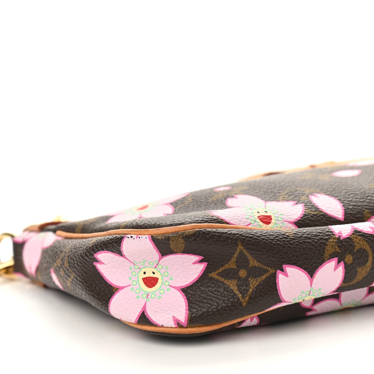 Monogram Cherry Blossom Pochette Accessories Brown