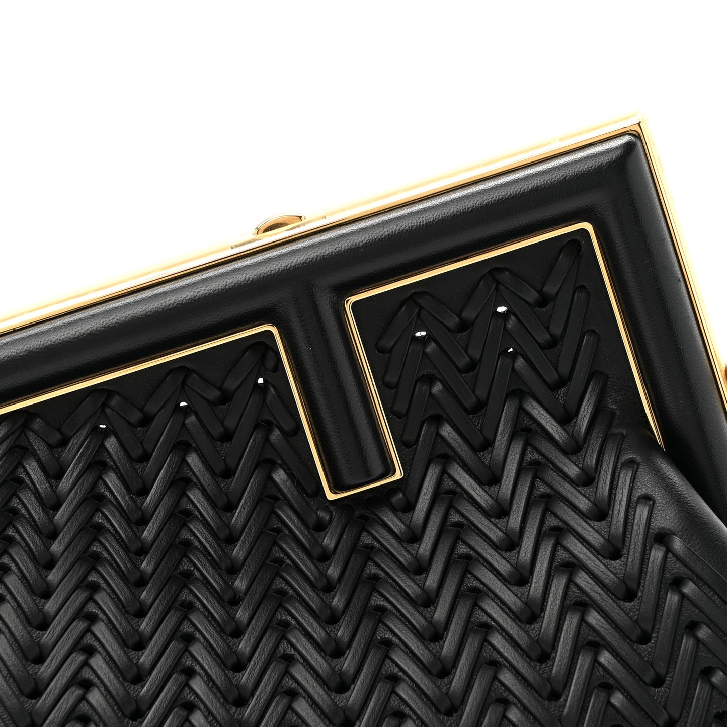 Vitello Grace Intreccio Nappa Small Fendi First Black