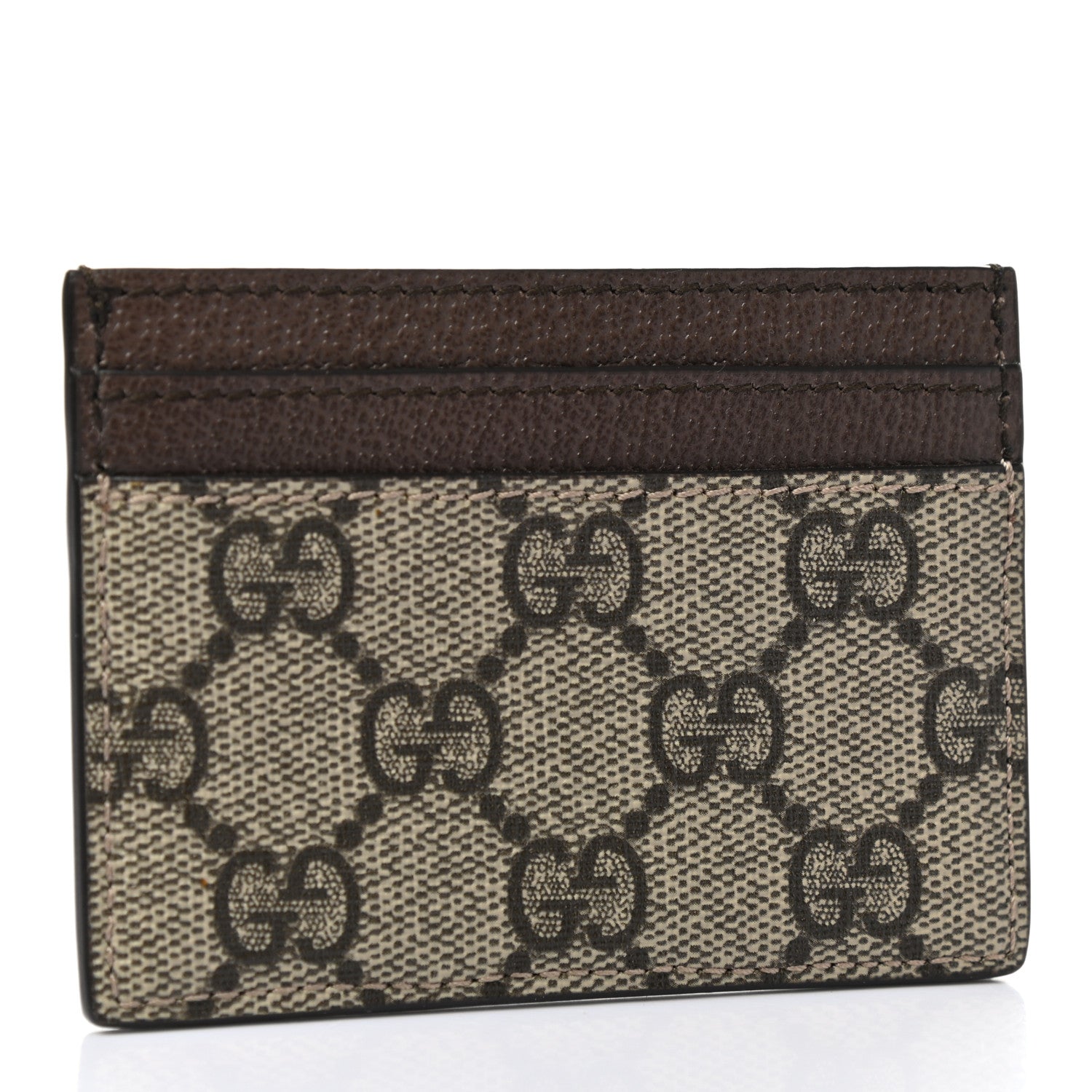 Gucci GG Supreme Monogram Ophidia Card Holder Brown 3 of 7