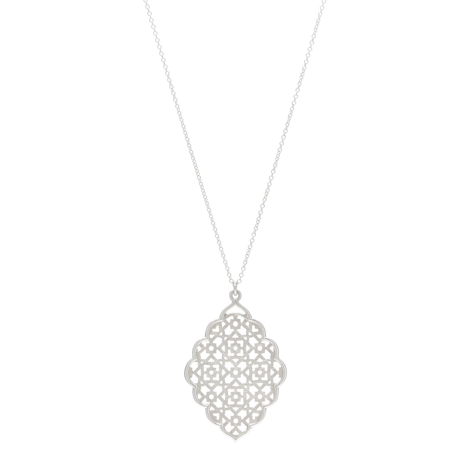 Tiffany Sterling Silver Paloma Picasso Marrakesh Pendant Necklace 1 of 6