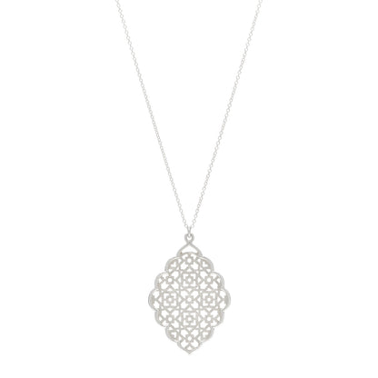 Tiffany Sterling Silver Paloma Picasso Marrakesh Pendant Necklace 1 of 6