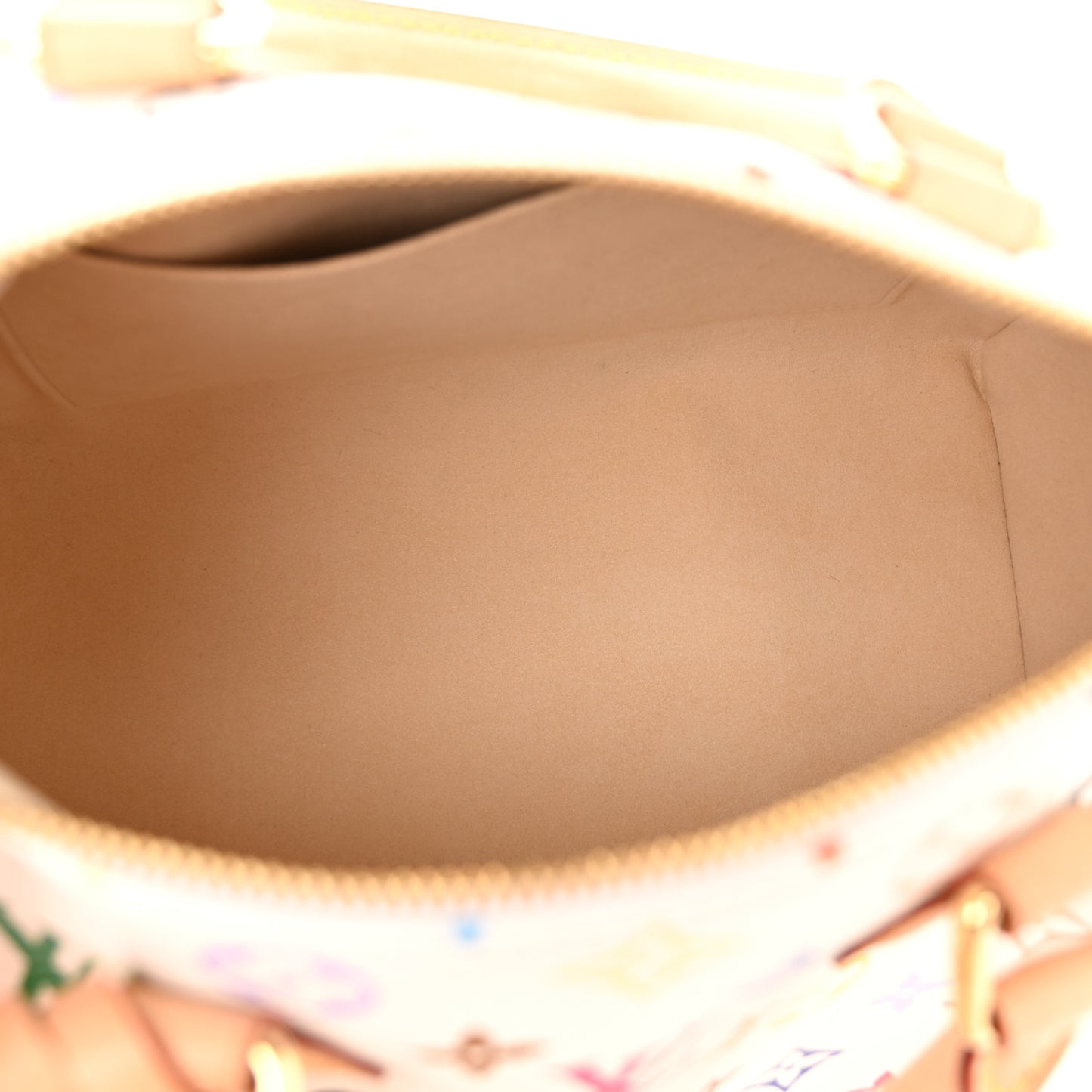 LV X TM Monogram Multicolor Speedy Bandouliere 25 White