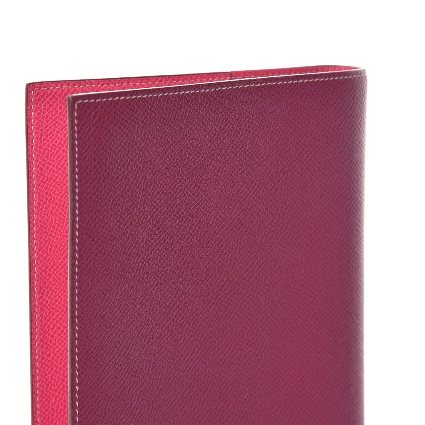 Epsom Bi-Color Globe Trotter Agenda Cover GM Tosca Rose Tyrien