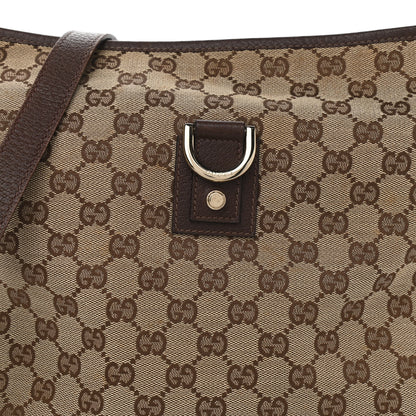Gucci Monogram Abbey Messenger Bag Dark Brown 7 of 11