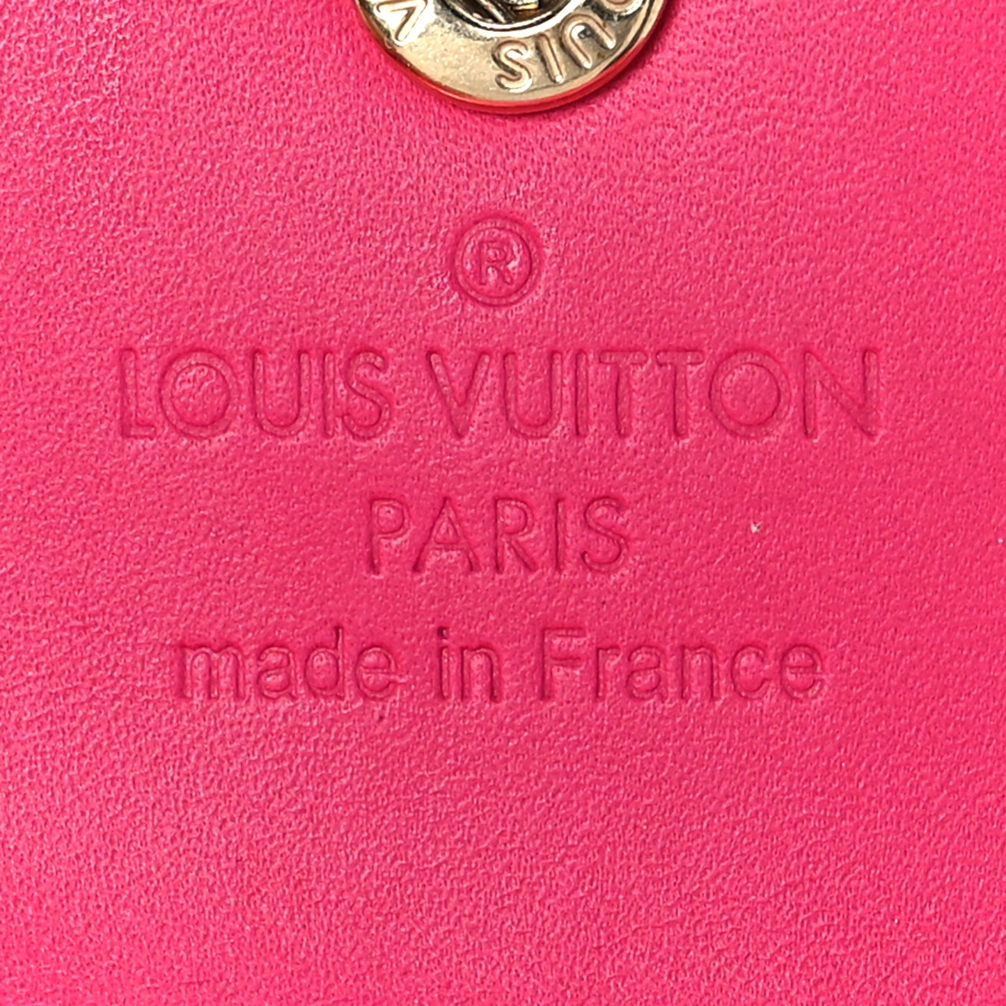 Vernis Business Card Holder Framboise